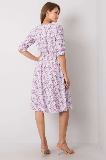 Koši violeta ziedu kleita...