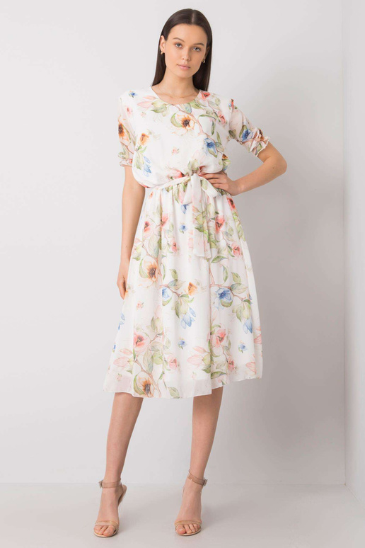 Balta kleita ar ziediem Maelle Balta kleita ar ziediem Maelle