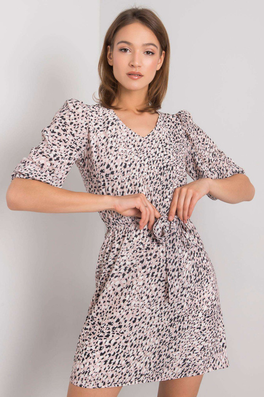 Netīri rozā kleita ar Jianna apdrukām