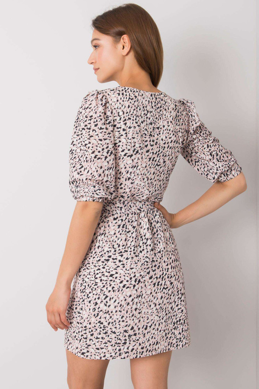 Netīri rozā kleita ar Jianna apdrukām