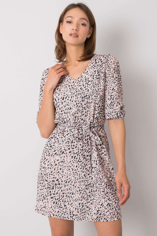 Netīri rozā kleita ar Jianna apdrukām