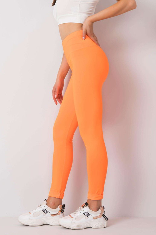 Fluo oranžie sporta legingi Leffy