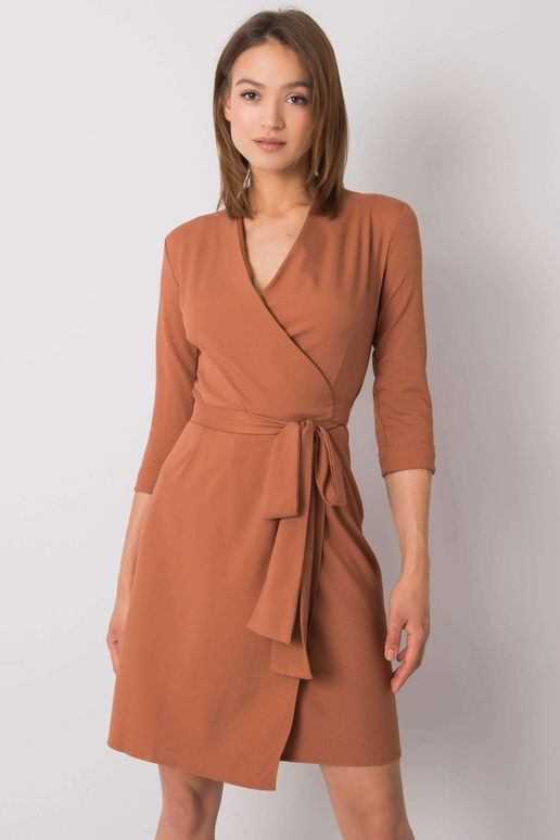 Brūna kleita ar kaklasaiti Edelie Brūna kleita ar kaklasaiti Edelie