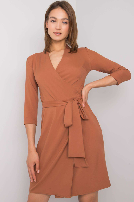 Brūna kleita ar kaklasaiti Edelie Brūna kleita ar kaklasaiti Edelie