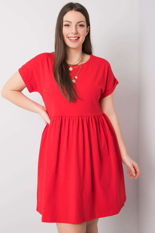 Sarkana kokvilnas liela izmēra Molly...