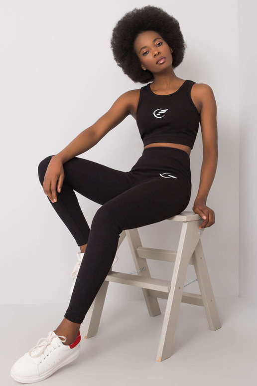 Melns sporta komplekts Hailie FOR... Melns sporta komplekts Hailie FOR...