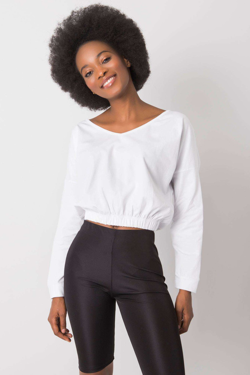 Balta kokvilnas blūze Jaycee RUE PARIS