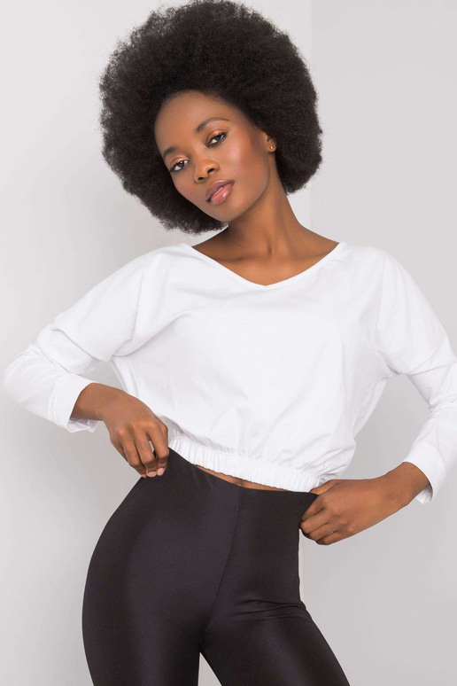 Balta kokvilnas blūze Jaycee RUE PARIS