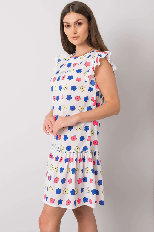 Balta volānu kleita Eria