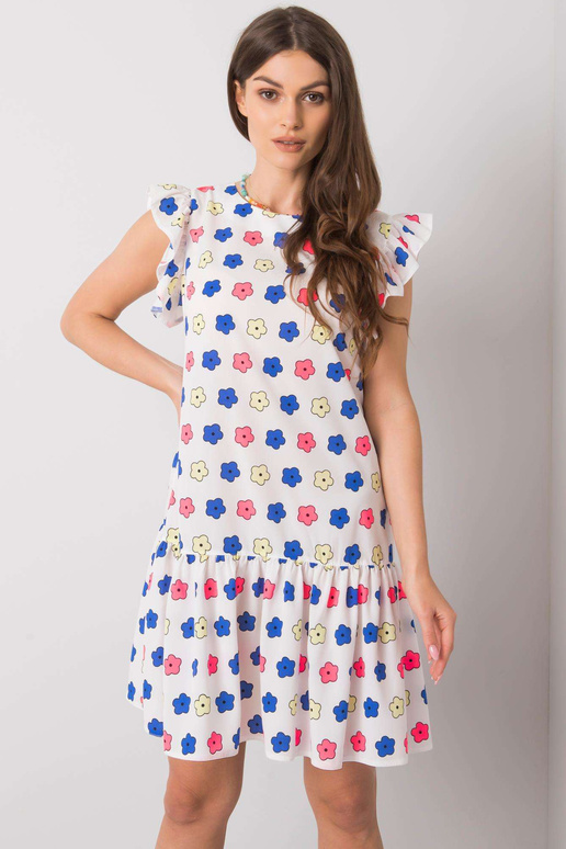 Balta volānu kleita Eria