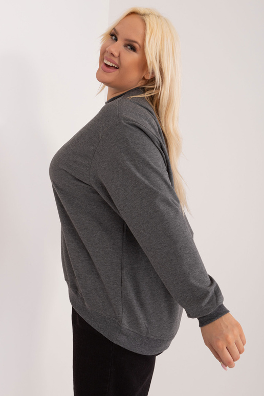 Tumši pelēks melanžs liela izmēra...