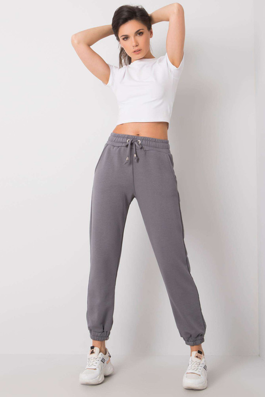 Tumši pelēkas bikses Agueda RUE PARIS Tumši pelēkas bikses Agueda RUE PARIS