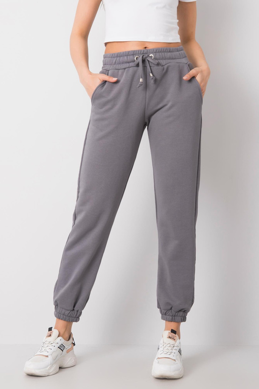 Tumši pelēkas bikses Agueda RUE PARIS Tumši pelēkas bikses Agueda RUE PARIS