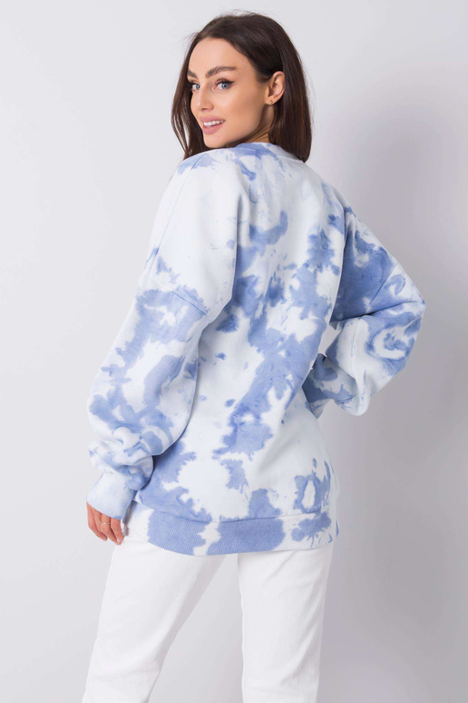 Zilā kaklasaites džemperis Tamara RUE...