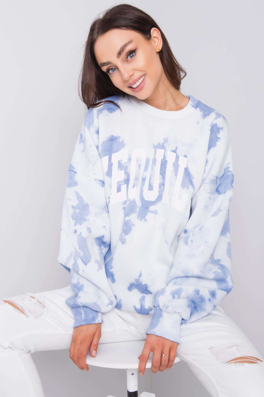 Zilā kaklasaites džemperis Tamara RUE...