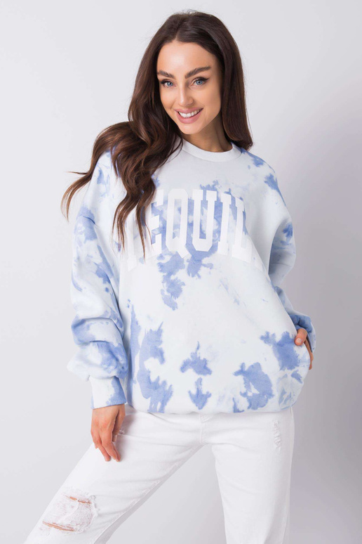 Zilā kaklasaites džemperis Tamara RUE...