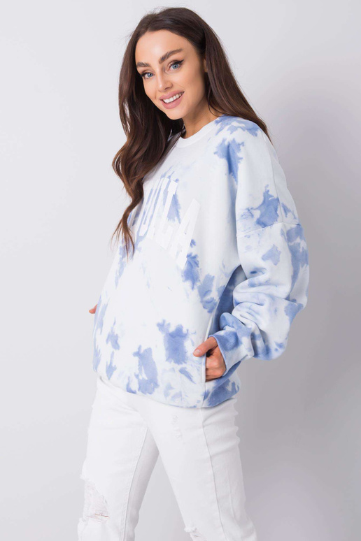 Zilā kaklasaites džemperis Tamara RUE...