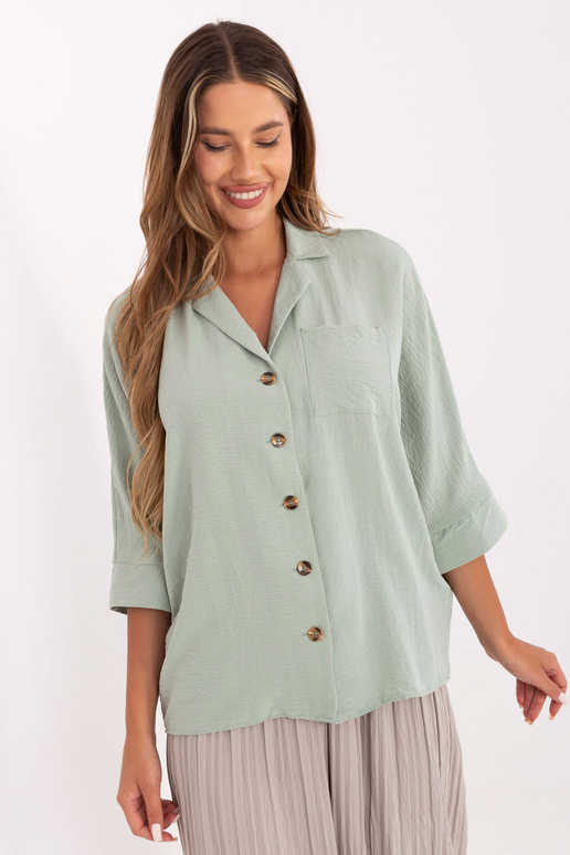 Mayra RUE PARIS gaiši zaļš krekls