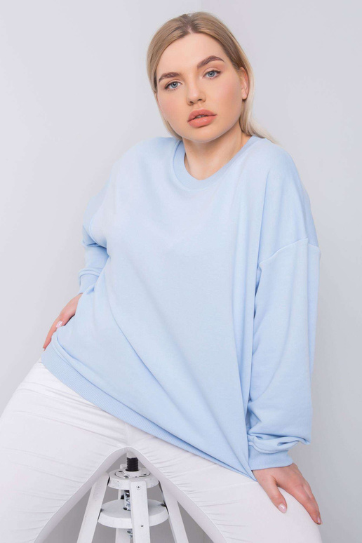 Gaiši zils liela izmēra kokvilnas...