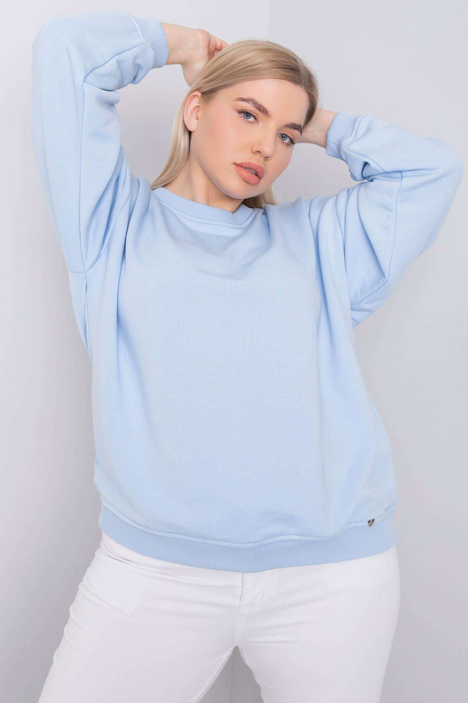 Gaiši zils liela izmēra kokvilnas...