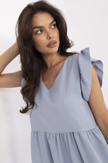 Zila ikdienas kleita...