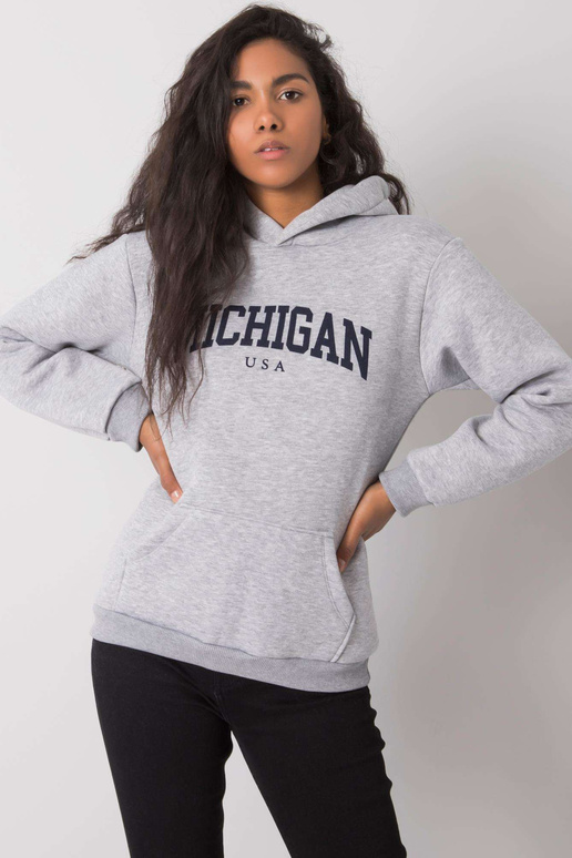 Pelēka melanža kapuci Khianna RUE PARIS Pelēka melanža kapuci Khianna RUE PARIS