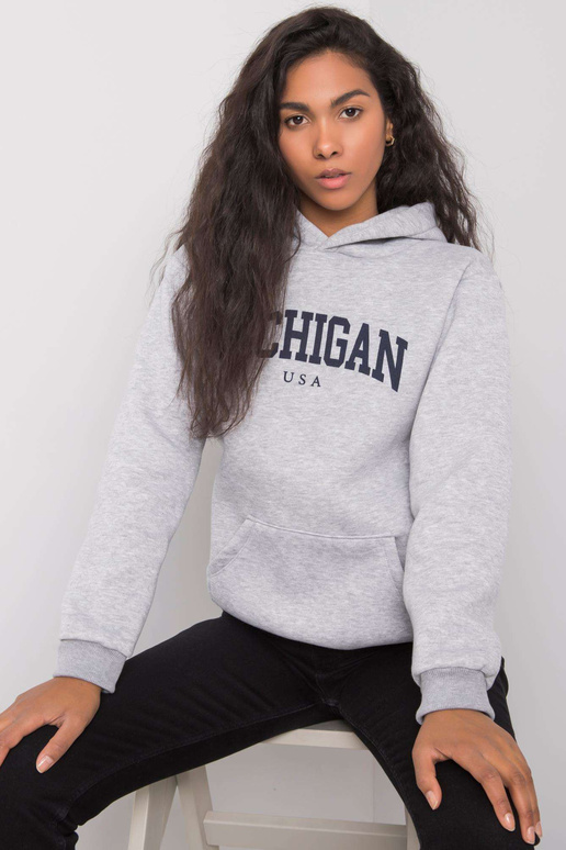 Pelēka melanža kapuci Khianna RUE PARIS Pelēka melanža kapuci Khianna RUE PARIS