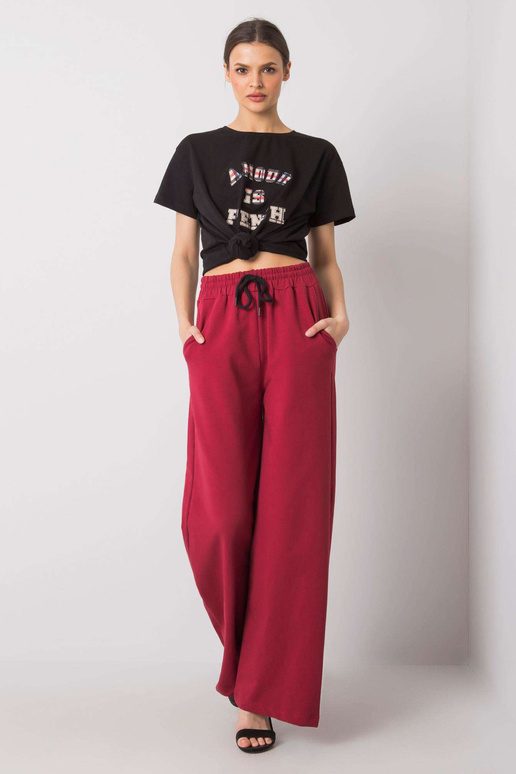 Burgundijas sporta bikses Abril