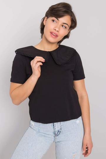 Melna blūze ar apkakli... 2