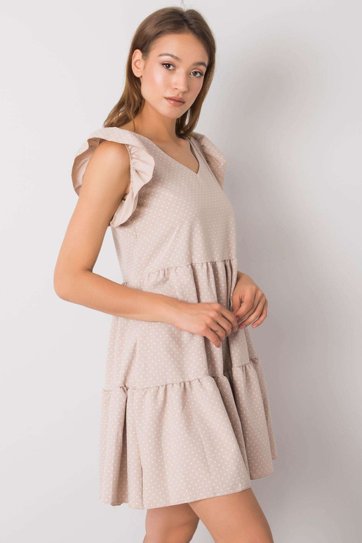 Bēša punktveida kleita Aubriella RUE...