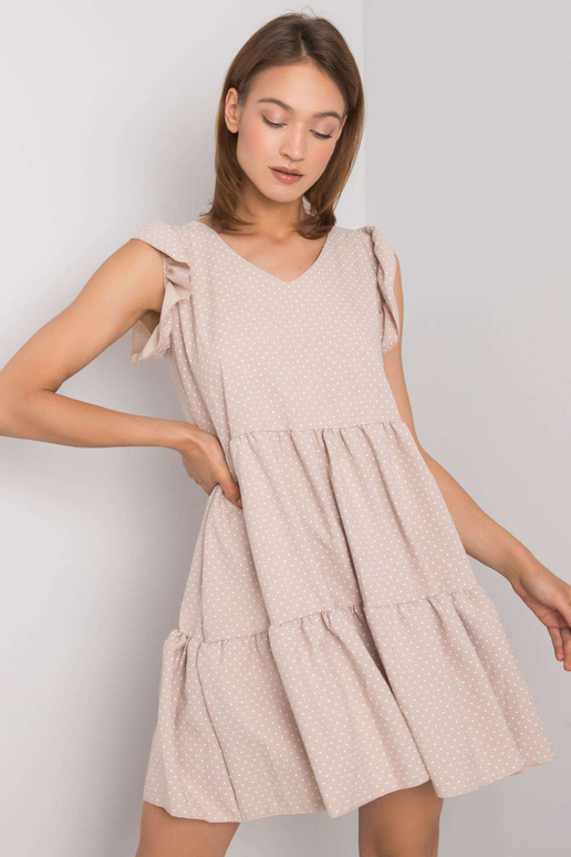 Bēša punktveida kleita Aubriella RUE...