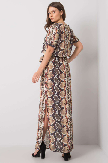 Bēša kleita ar Meriem apdrukām