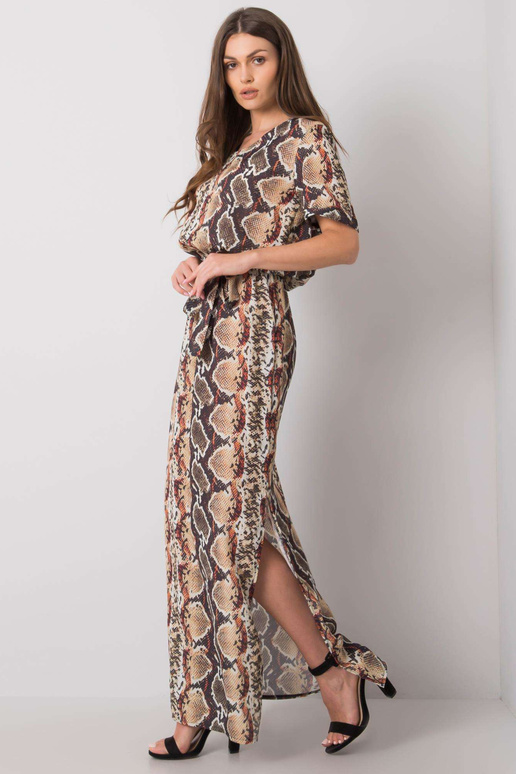 Bēša kleita ar Meriem apdrukām