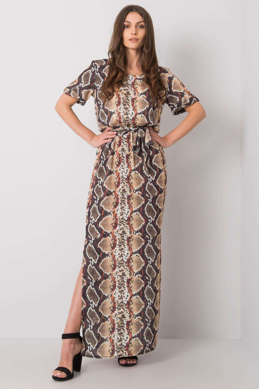 Bēša kleita ar Meriem apdrukām