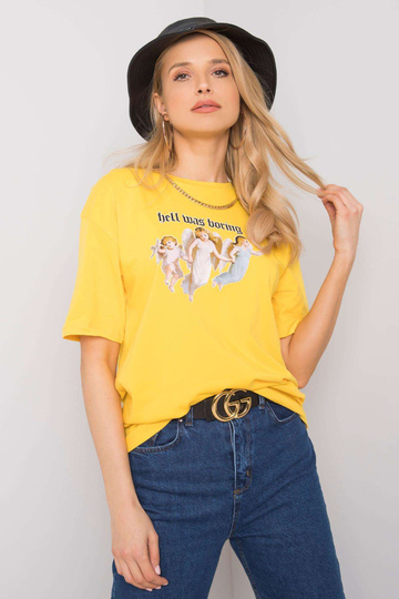 Dzeltens t-krekls ar... 2