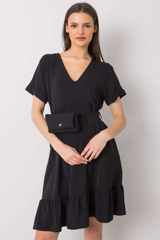 Melna kleita ar volāniem Vianna