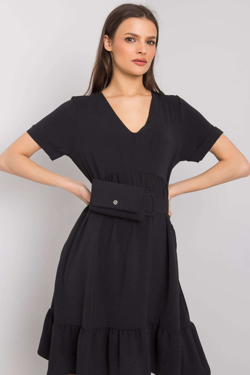 Melna kleita ar volāniem Vianna