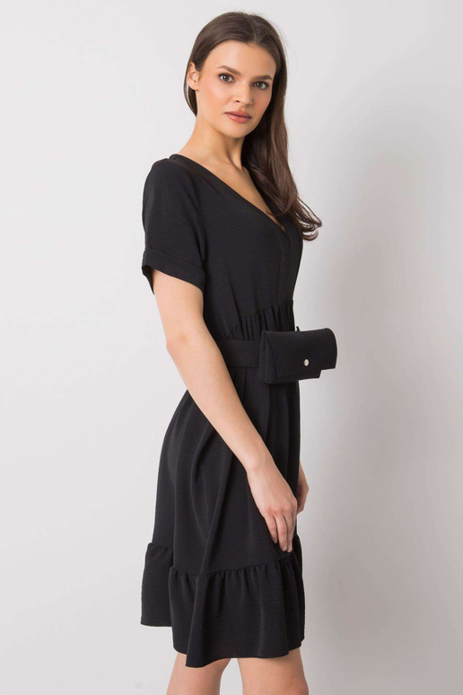 Melna kleita ar volāniem Vianna