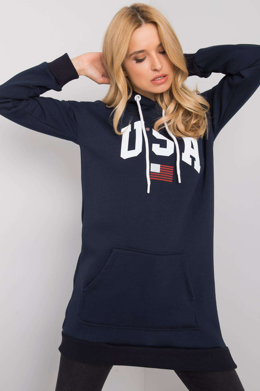 Tumši zils ķengura sporta krekls...