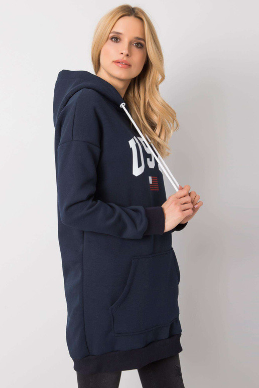 Tumši zils ķengura sporta krekls...