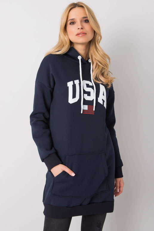 Tumši zils ķengura sporta krekls...