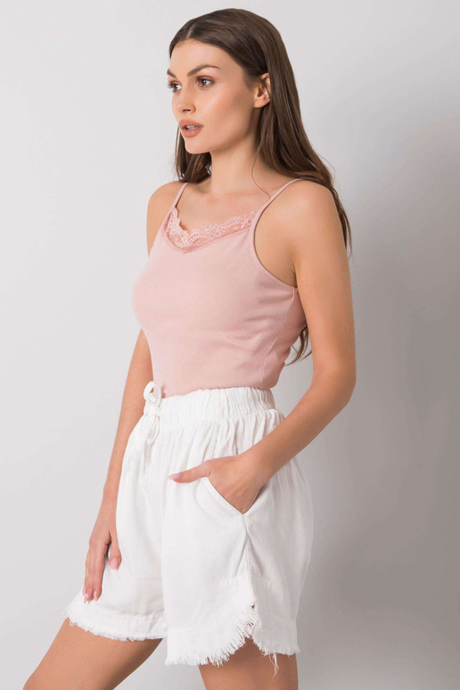 Armine Dirty Pink Ribbed Top Armine Dirty Pink Ribbed Top