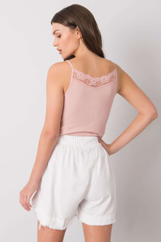 Armine Dirty Pink Ribbed Top Armine Dirty Pink Ribbed Top