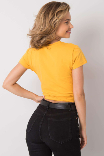 Gaiši oranžs persiku T-krekls 2