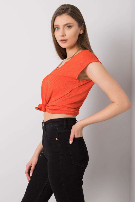 Oranža svītraina blūze Giselle RUE PARIS