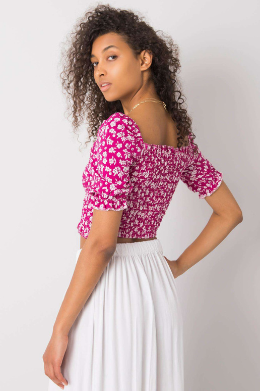 Dinah RUE PARIS Fuksijas krāsas blūze Dinah RUE PARIS Fuksijas krāsas blūze