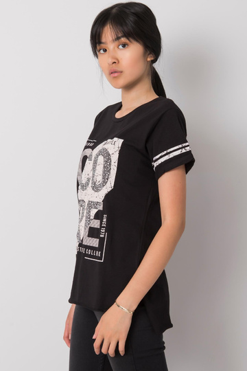 Melns T-krekls ar dzintara...