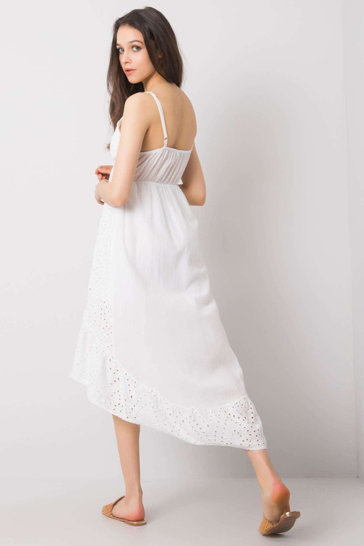 Āboliņa OCH BELLA balta volānu kleita