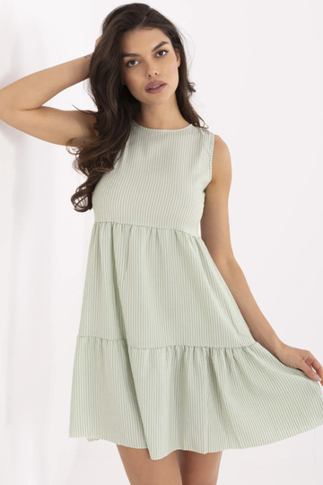 Pistāciju svītraina kleita... 2