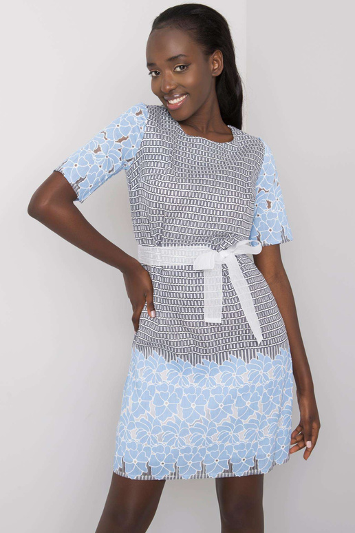 Pelēkzila raksta kleita Katya Pelēkzila raksta kleita Katya